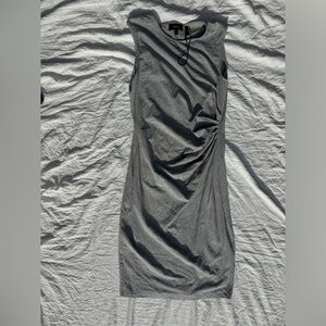 Theory Charcoal Sleeveless Top